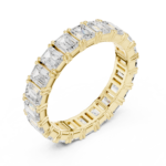 Hallway Emerald Cut Eternity Diamond Ring - Image 6
