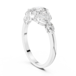 Lunar Petal Oval Brilliant Ring - Image 8