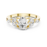 Lunar Petal Oval Brilliant Ring - Image 4