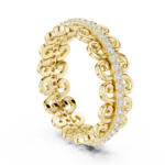 Opulent Orbit Filigree Eternity Ring - Image 5