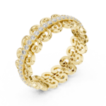 Opulent Orbit Filigree Eternity Ring - Image 6