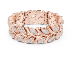 Grand Botanica Woven Eternity Band